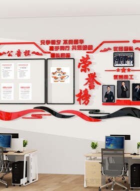 公司优秀员工荣誉榜照片墙企业文化销售团队业绩展示板框励志墙贴