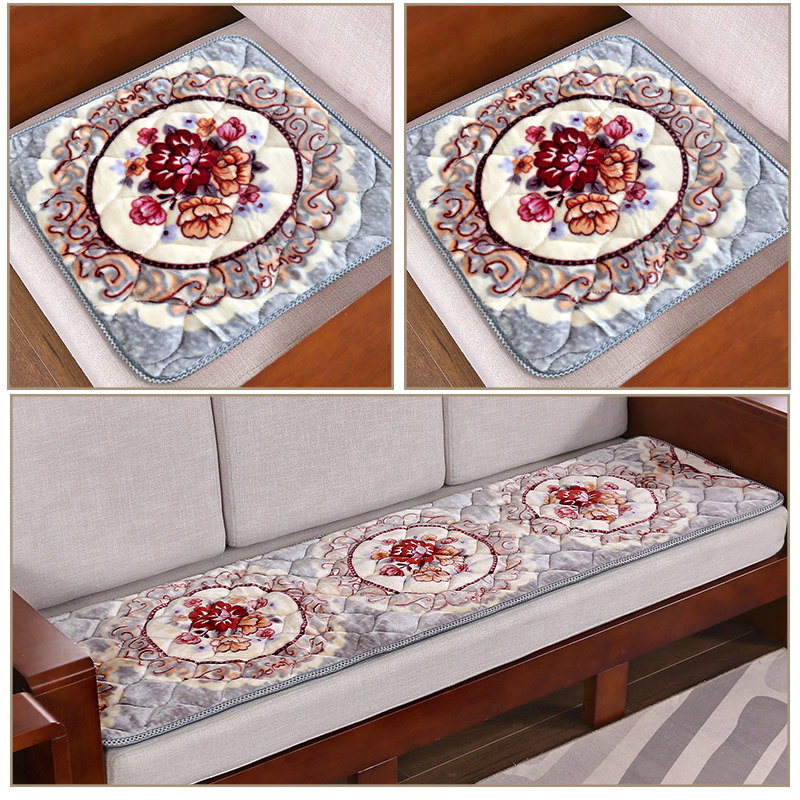 老式木沙发垫冬防滑加厚毛绒实木沙发垫子三人四季通用椅子垫坐垫,居家布艺,沙发垫,淘宝优惠券,粉丝福利购,淘宝优惠卷