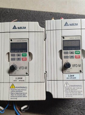 台达变频器VFD022M43B    2.2KW拆机件