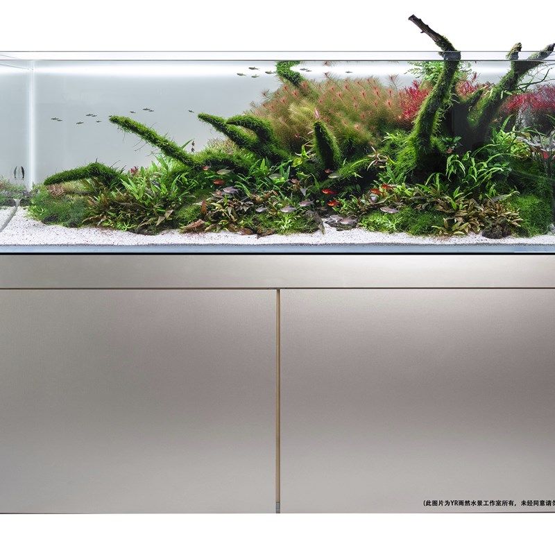 YR经典侘寂风格银灰色金属烤漆底柜鱼缸实隔断柜子家用承重定制,宠物/宠物食品及用品,底柜/落地缸,淘宝优惠券,粉丝福利购,淘宝优惠卷