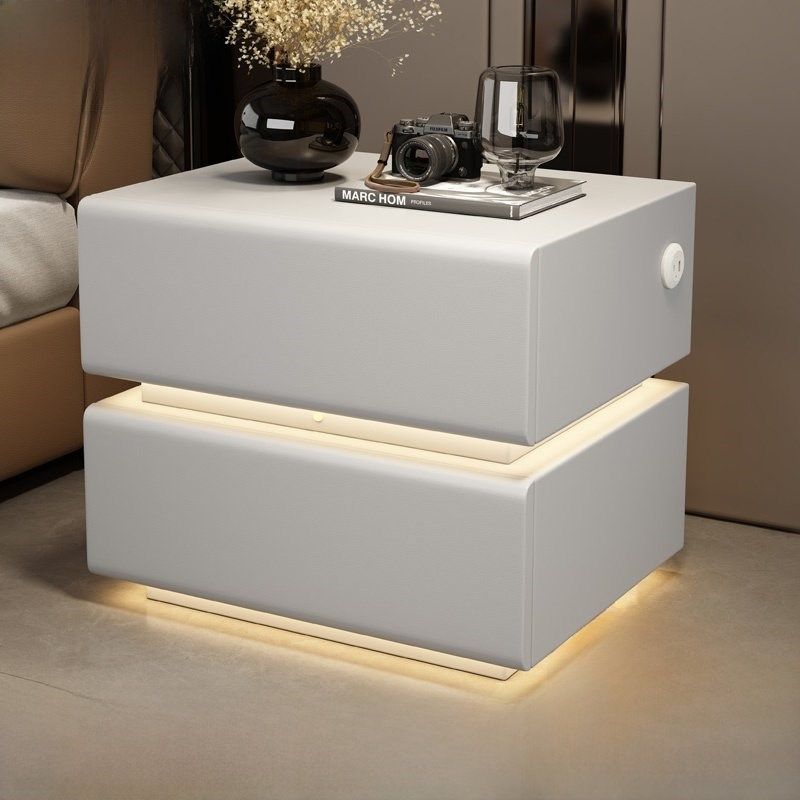 智能悬浮床头柜带感应灯家用卧室高级感落地免安装主卧简约现代,住宅家具,智能床头柜,淘宝优惠券,粉丝福利购,淘宝优惠卷