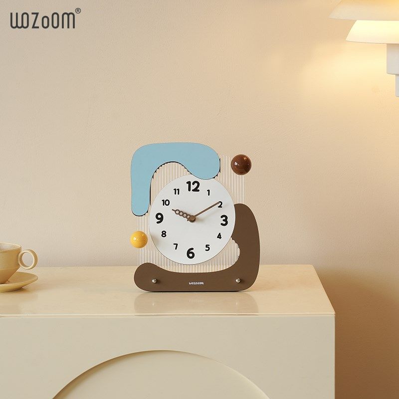 WOZOOM屋准家居客厅入户玄关装饰时钟卧室相框摆件软装高级感礼品,家居饰品,桌面摆件,淘宝优惠券,粉丝福利购,淘宝优惠卷