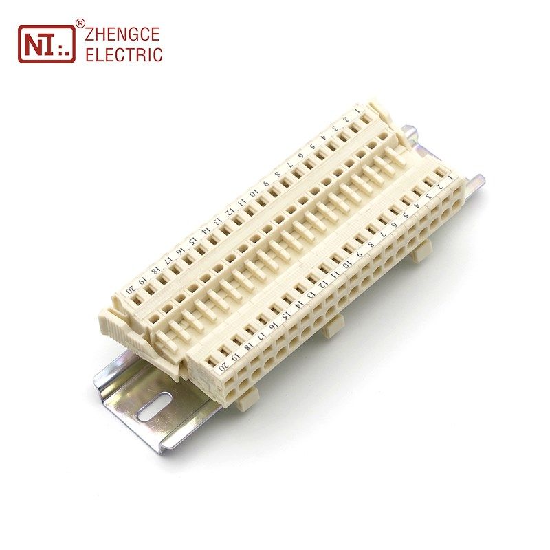 正策MCS-2.5插拔端子公母弹簧自锁VS1小插头对插导轨式接线端子排