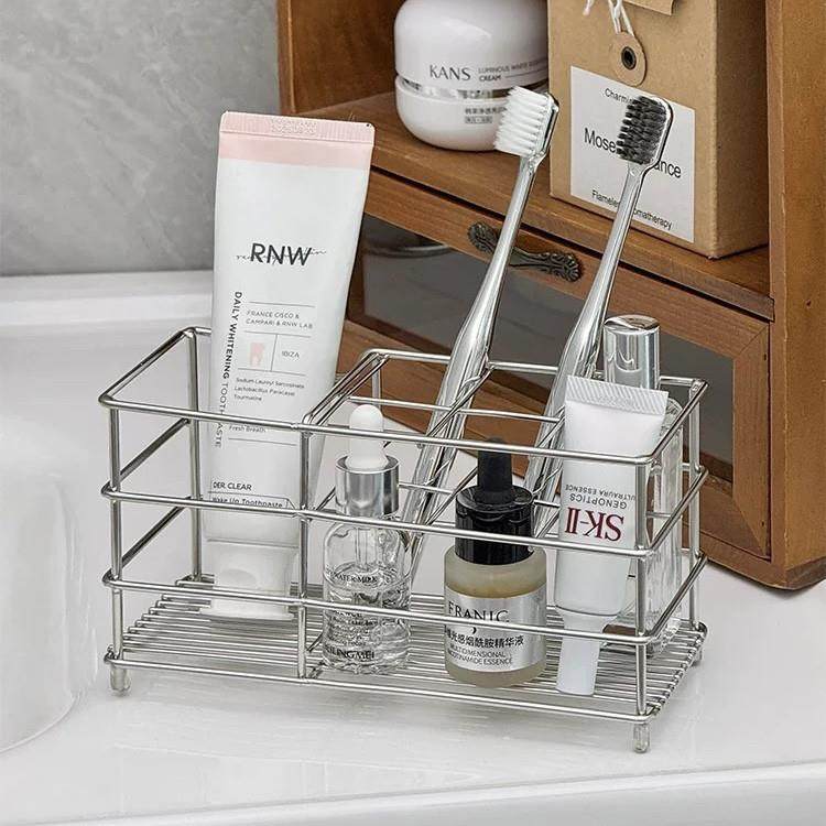 ins不锈钢牙刷架洗脸盆化妆品牙膏储物架浴室切断排水管架储物架,家庭/个人清洁工具,牙刷架/牙具座,淘宝优惠券,粉丝福利购,淘宝优惠卷