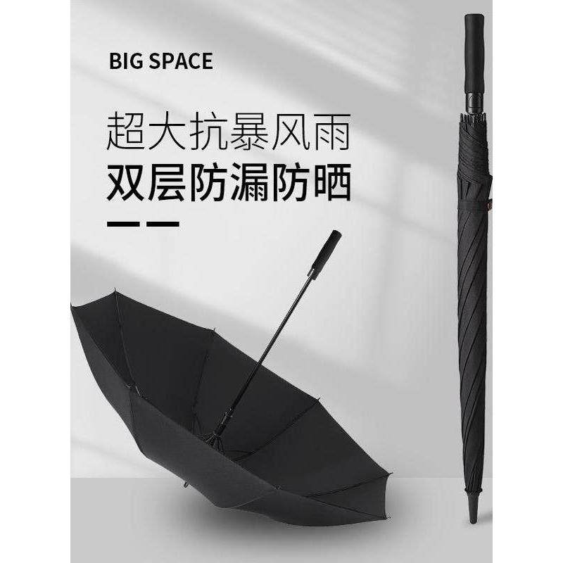 日式精工MUJIE双层自动雨伞长柄超大号加固加厚结实抗风暴雨专用,居家日用,伞,淘宝优惠券,粉丝福利购,淘宝优惠卷