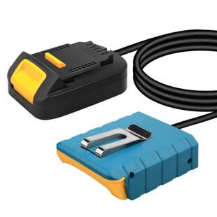 热销电长池延线替兼容代得米沃奇1伟8V20V锂电池转换器适483配器