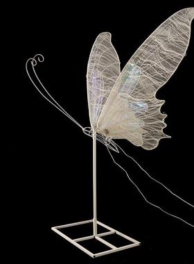 蝴蝶蝶道XSI具直厂家供婚庆舞台场地布置具装饰灯布艺道铁艺仙路