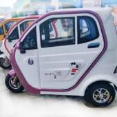 新款 电动新能家HY 10用轮电动车尚电时动车接送孩子家用三电动