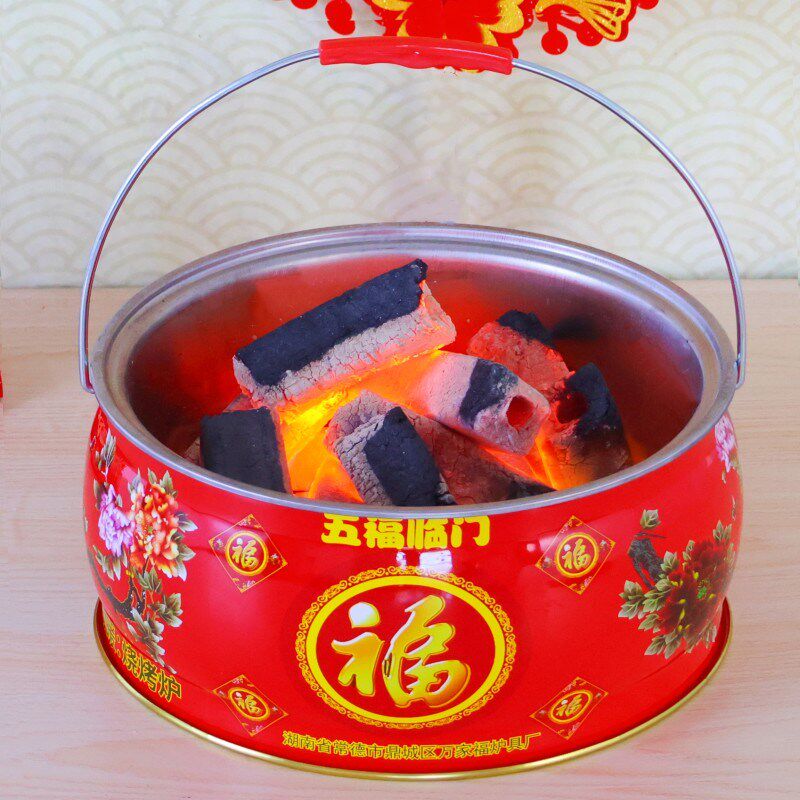 木炭炉进火乔迁新居火盆取暖炉家用烤火盆新房烧烤炉搬家过火炭盆