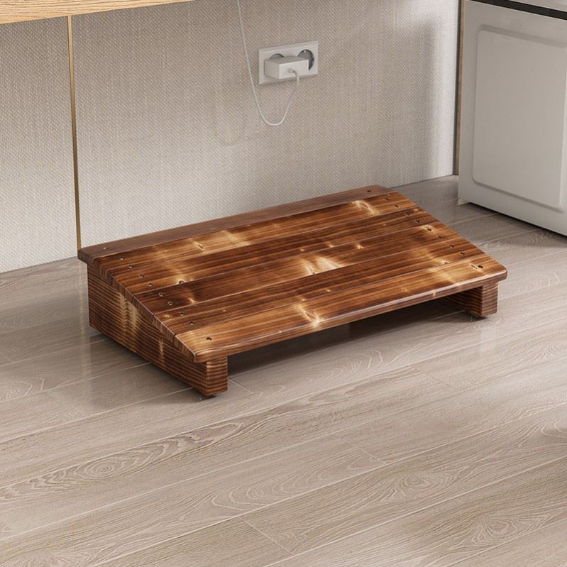 工位脚踏垫高放腿桌下斜面实木办公室放脚架平面沙发台阶垫脚凳