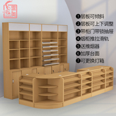 超市便利店组合收银台烟酒柜零食母婴药店转角店铺小型收银柜台