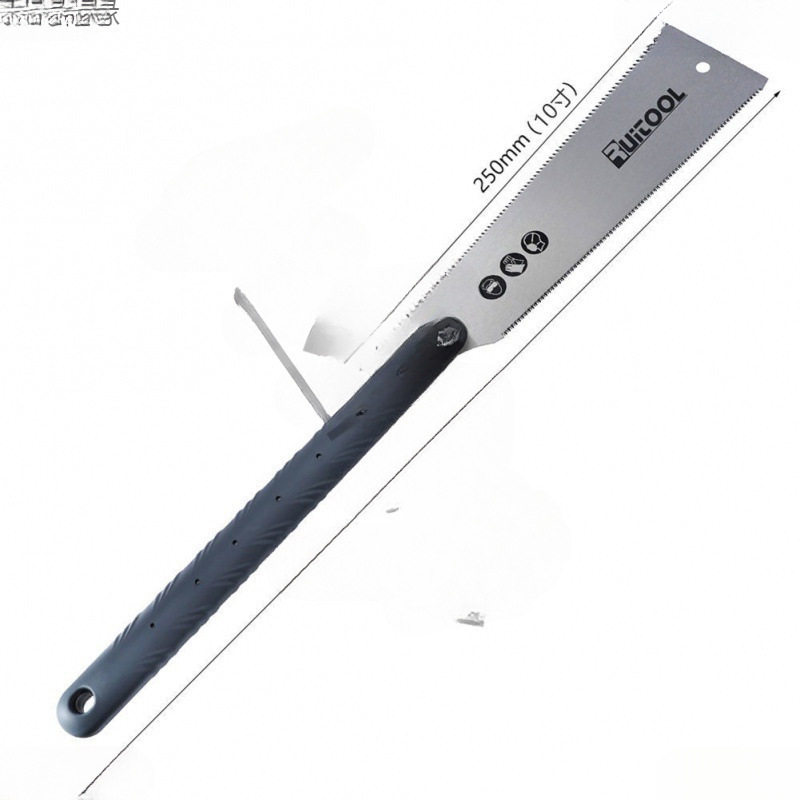 木工锯子双面手细齿家用手锯锯树手工锯工具板锯园林家用手锯特快