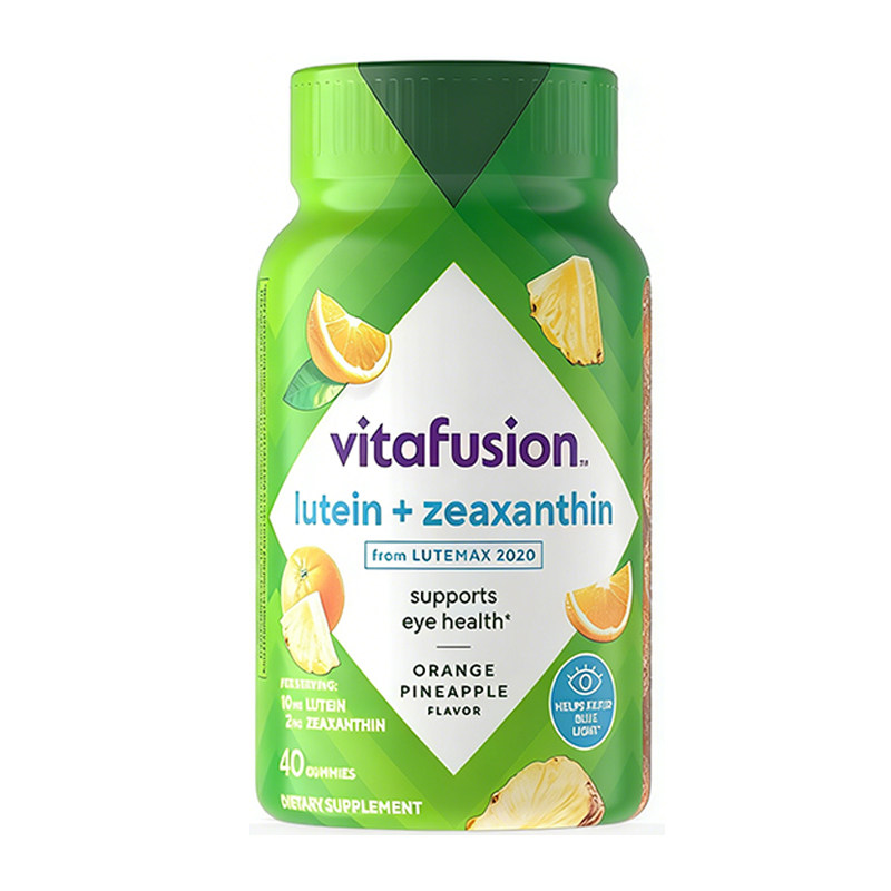 vitafusion叶黄素软糖成人护眼睛视力彩糖蓝莓缓解干涩专利旗舰店