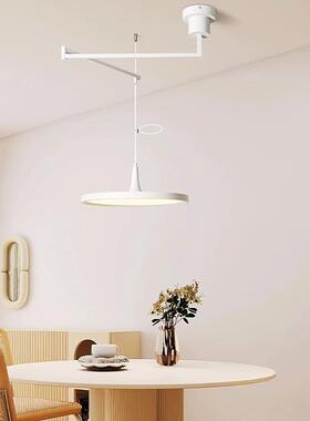 现代简约全光可灯移摆臂餐厅吊创意个性飞碟厨动房岛台吧台SMH吊