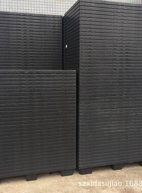 厂家直AYY供1100*100*15黑色脚PP出口14塑胶栈板九塑料托盘