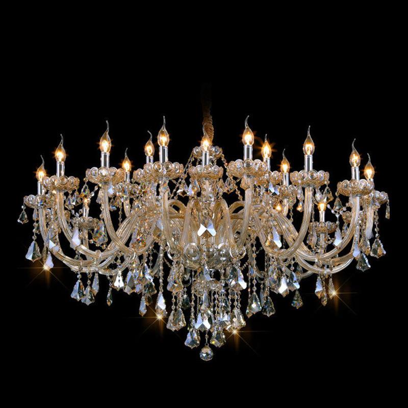 奢华气欧厅水晶MD4765吊大灯现代简约客餐厅卧室书房式灯别墅酒店