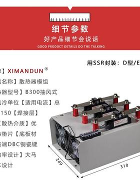 希曼顿三固相态电器散继热器模组B300S-219050A5300A/340400A/00