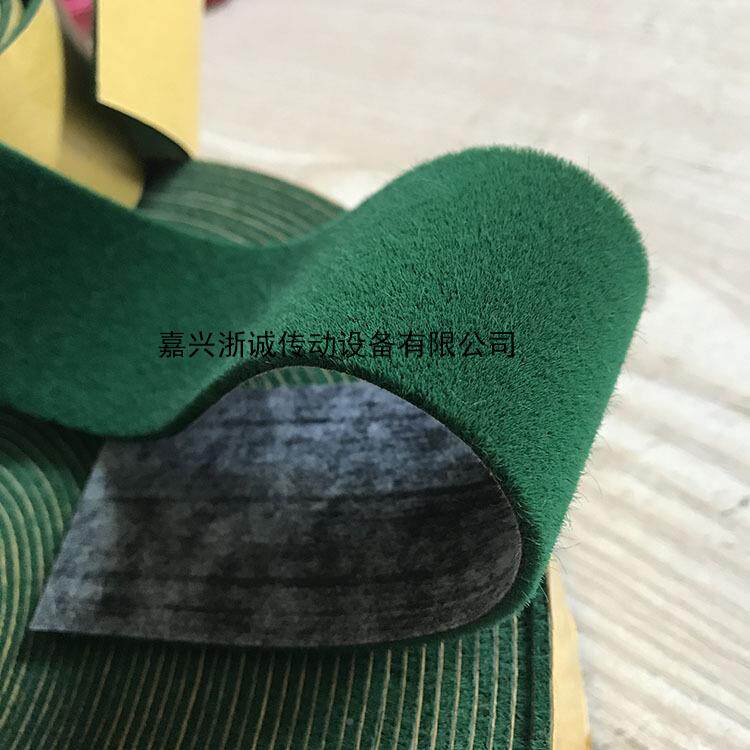 兴苏州绿绒包辊带绿嘉绒糙面JXZC-100绿包布走梭绒布验布带机绿绒