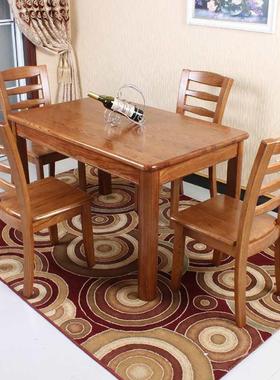 型水曲桌柳ZY02584实餐椅长方形家用木饭桌现代简约小户餐桌新中