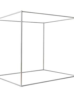 坐床拉链蚊帐F97M8HH9顶三门防摔新款10代支架不锈钢开全方螺口新