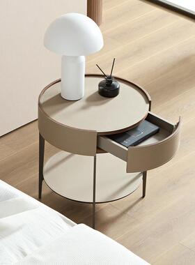 意D大利Ltalianesgne代r意式极简床头柜现简约实木收纳WPG床头i边