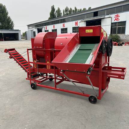 花生电动摘果机家用小型花生脱粒机干湿两用摘花生收获机