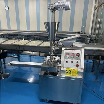 全自动商用立式包子机学校工厂单位食堂仿手工包子馒头一体机