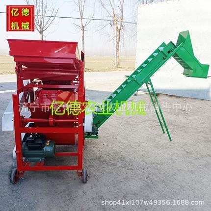 洛阳热销花生排杂自动装袋机花生筛选机电动花生除杂去石一体机