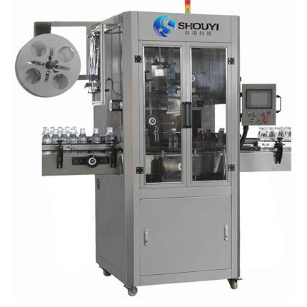 定制SY150B经济型高速套标机全自动精准套标乳制品矿泉水套标签