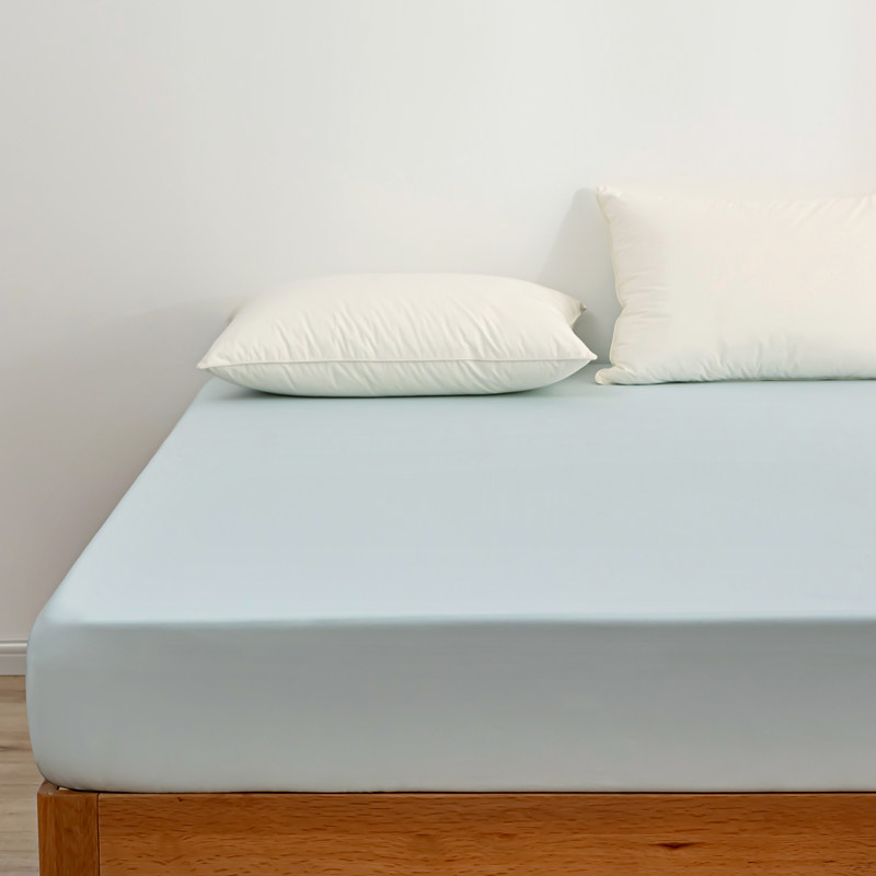 A类母婴级天丝棉磨毛秋冬床笠单件纯色防滑固定保暖床罩定制定做