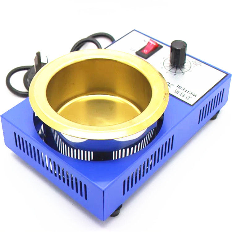卫特斯可调温镀钛台式焊锡炉300W