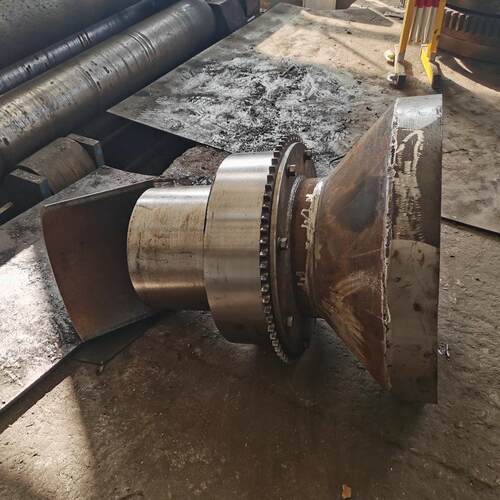 新型全自动石灰LUQ窑布器立式灰窑斜齿直厂料齿伞白齿轮传动炉窑