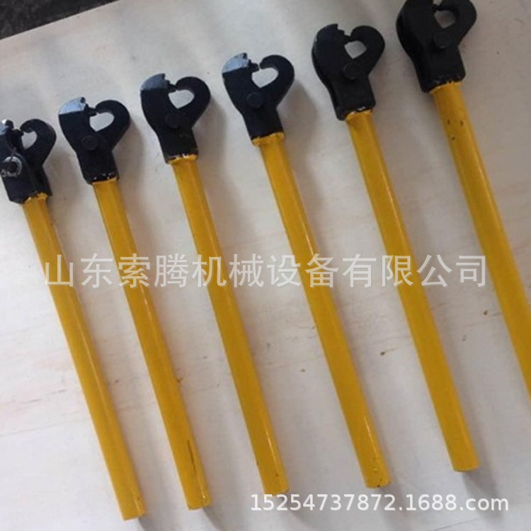 铁路三型弹条扳手/拆卸弹条工具/勾头扳手/铁路扣件扳手/弹条扳手