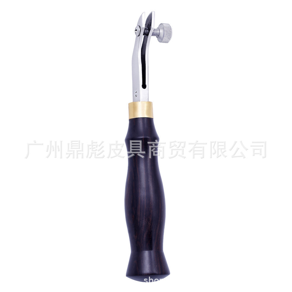 可调节檀木边线器 间距压边 皮革边线器压边器划线器 檀木边线器