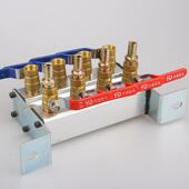 注塑分机分水器双机排4出进4模具冷却分流器分水排BEK塑运水排水