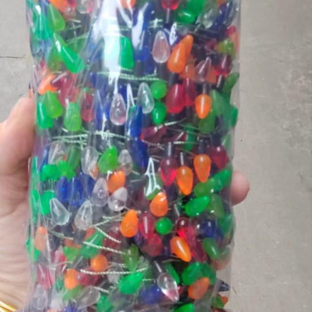 多圣节款日装饰小灯OYM串小塑料电镀灯珠串诞玩具灯串5MM不通电