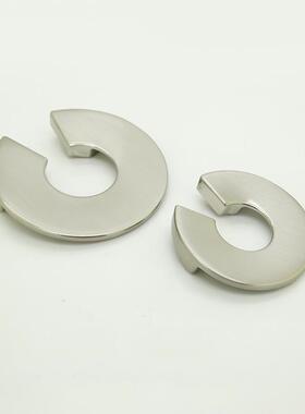 美达家具五诗金嵌入拉手现代简约欧式手圆弧形把锌合TOR金拉式手