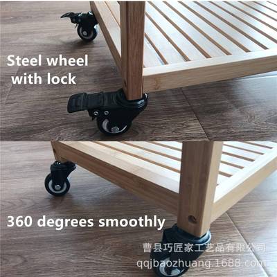 欧式式竹制落地置物店架浴室三层收纳整理架毛DGC竹木酒浴巾巾收