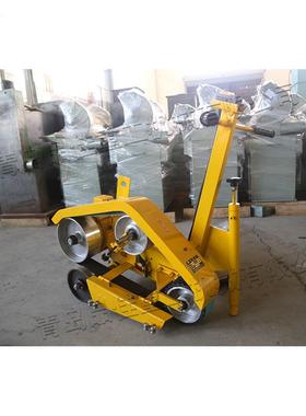 75128型拼钢板焊余高磨缝平机接手式平面点砂推带抛光机平板打磨