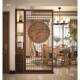 简约风格 新中式 屏风断入玄户关001镂隔空格栅现背景代日式 实木花