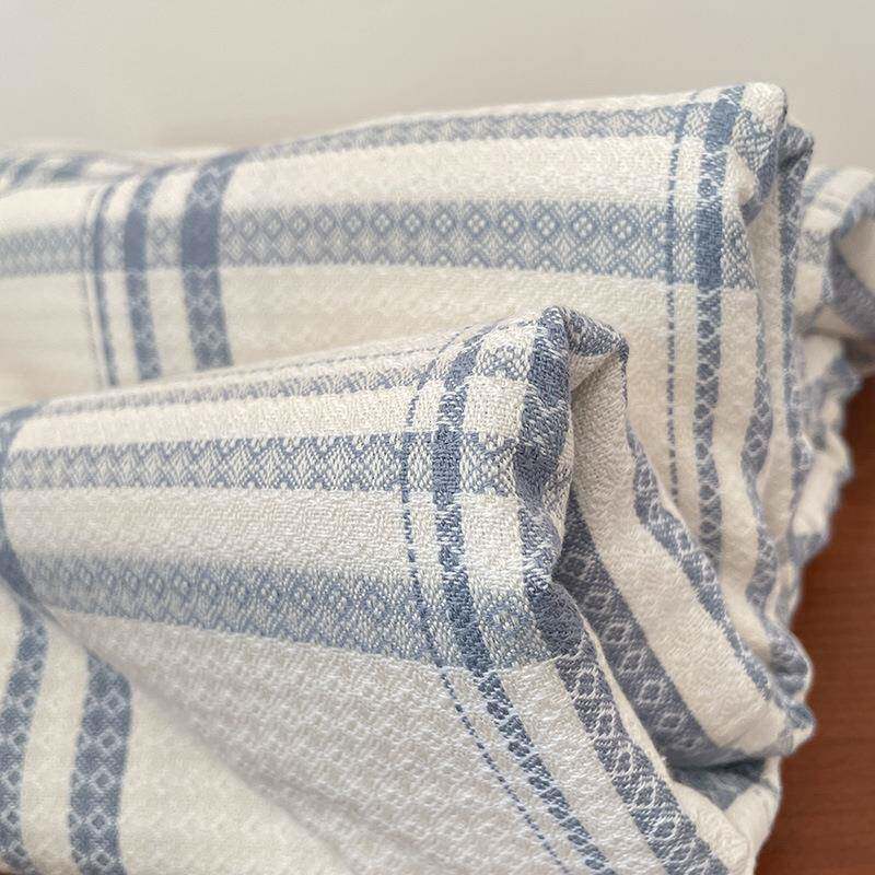 加厚老粗布提花棉床单双人透气亲贴身睡FMJ单秋类肤冬季床单