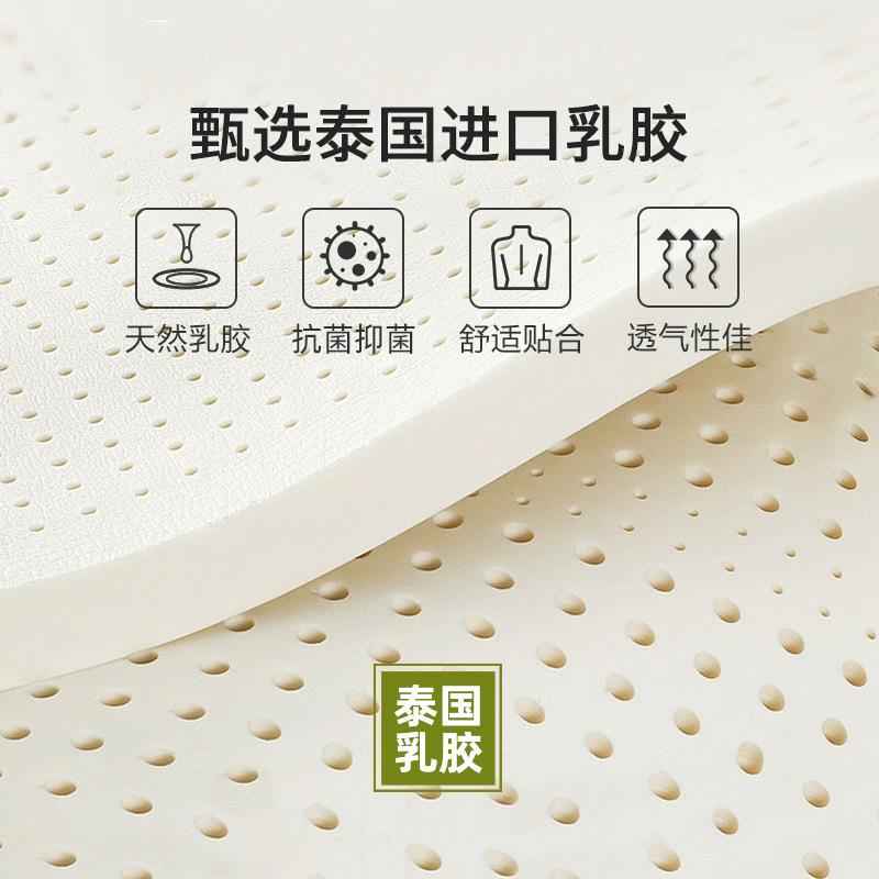 泰国胶床垫软垫家用子卧室床舍褥ltao1021垫宿学生乳单人租房榻榻
