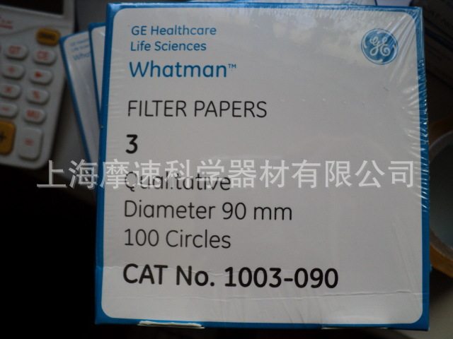 GE whatman 3号滤纸GRADE 3 1003 6μm 1003-090