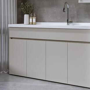 Kxh阳台窝板洗衣铝柜TGF组合落地洗衣池人蜂造石英石带搓板大一体