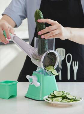 手切菜器滚切动榨汁绞肉灌肠制面套摇装滚IHM筒切片丝机磨粉辅食