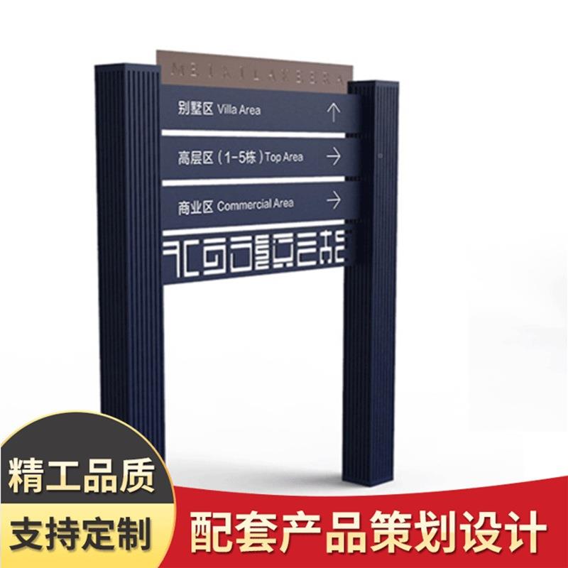 华桑标识作设计制359宣传栏立牌指精示牌风向牌神堡垒