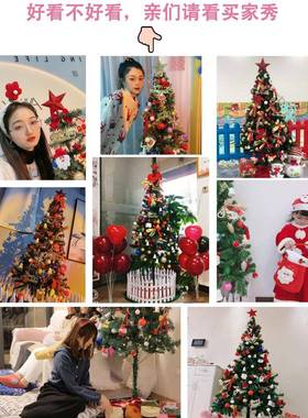 圣诞节装饰2024新款圣诞树家客用厅摆58108件节日布置1..5米1加8