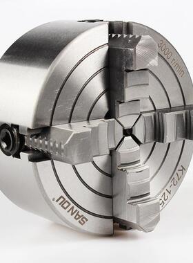 三夹鸥牌四爪单动卡盘数控1车床机床配手动头MXA夹具K7件2-25