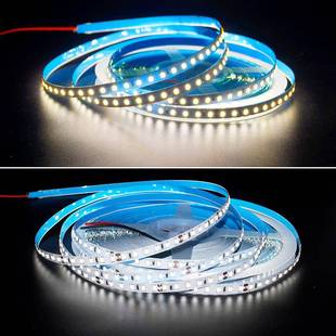 283524灯V镜粘前灯led灯带自槽2米无2835-120压降三色软灯条线形