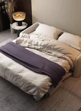 现简约BPU端轻奢沙发床高家用代客厅可叠多功能小户型科折技布含